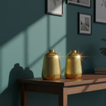 Ribbed Ceramic Vases