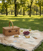 Comforting Cotton Throw Blanket – Come to Me All Who Are Weary, 50x60 Inch