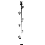Outdoor Winter Snow Gauge with Snowman Top