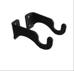 Rustic Wrought Iron Curtain Rod for Small Windows