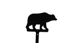 Cabin Style Bear Paper Towel Holder Horizontal Mount