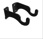 Rustic Wrought Iron Curtain Rod for Small Windows