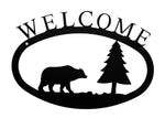 Small Metal Welcome Sign