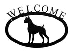 Small Metal Welcome Sign