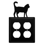 Cat Lover Double Duplex Outlet Cover