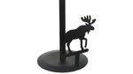 Cabin Style Moose Paper Towel Stand Decorative Counter Holder