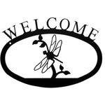 Garden Dragonfly Welcome Plaque