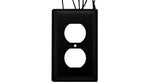 Rustic Cabin Heron Wall Outlet Plate