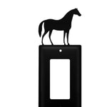 GFCI Receptacle Cover – Standing Horse Metal