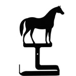 Black Iron Horse Bathroom Toilet Paper Holder