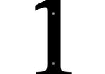Rustic Metal Address Number – Farmhouse Exterior Decor