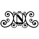 Farmhouse Style Letter N Entryway Wall Plaque
