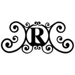 Farmhouse Style Letter R Entryway Wall Plaque