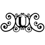 Farmhouse Style Letter U Entryway Wall Plaque