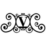 Farmhouse Style Letter V Entryway Wall Plaque