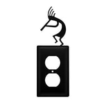 Single Outlet Cover with Kokopelli Silhouette