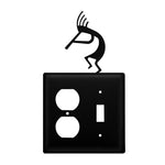 Rustic Kokopelli Wall Plate – Duplex Outlet & Switch Cover