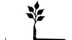 Cabin Style Leaf Paper Towel Holder Horizontal Mount