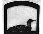Black Metal Loon Napkin Holder – Lodge Style Table Organizer