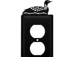 Cabin Style Metal Outlet Wall Plate