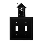 Cabin Style Outhouse Wall Plate – Duplex Switch Cover