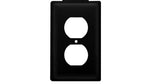 Rustic Cabin Outhouse Wall Outlet Plate