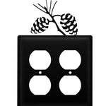 Woodland Pinecone Electrical Outlet Wall Plate