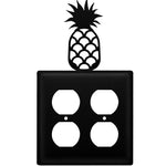Coastal Pineapple Double Duplex Outlet Cover