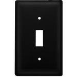 Plain Metal Single Switch Cover – Wrought Iron – 4.63 In Height – Minimal Wall Accent by Village Wrought Iron Inc.