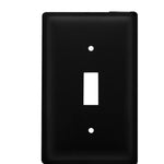 Single Switch Cover – Plain Wrought Iron – 4.63 In Height – Decorative Wall Hardware by Village Wrought Iron Inc.