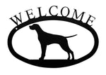 Small Metal Welcome Sign