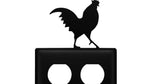 Rustic Farmhouse Rooster Wall Outlet Plate