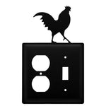 Farmhouse Rooster Combination Outlet Switch Cover