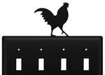 Rustic Rooster Decorative Switch Cover