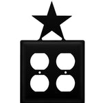 Farmhouse Star Electrical Outlet Wall Plate