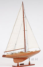 Columbia Yacht Wooden Sailboat – Handcrafted 39 Inch Display