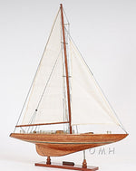 Columbia Yacht L – Wooden America’s Cup Replica with Stand