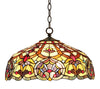 Chloe Lighting CH33473IV18-DH2 Sadie Tiffany-Style 2 Light Victorian Ceiling Pendant Fixture 18`` Shade