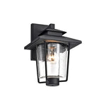 Chloe Lighting CH2S203BK12-OD1 Thomas Transitional 1 Light Textured Black Outdoor Wall Sconce 12`` Height