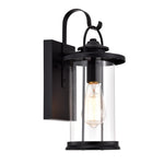 Chloe Lighting CH2D213BK15-OD1 Ainsley Transitional 1 Light Textured Black Outdoor Wall Sconce 15`` Height