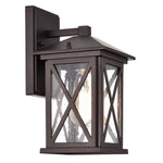Chloe Lighting CH2S217RB12-OD1 Vincent Transitional 1 Light Oil Rubbed Bronze Outdoor Wall Sconce 12`` Height