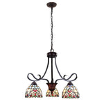 Chloe Lighting Grenville Bronze 3-Light Victorian Mini-Chandelier 25
