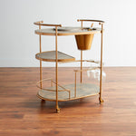Cyan Design 10687 Stainless Steel/Wood Barcraft Bar Cart
