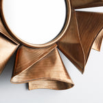 Cyan Design 10807 Iron/Wood/Mirrored Glass Bold Folds Mirror