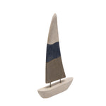 Sagebrook Home Mango Wood Sailboat 19