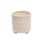 Sagebrook Home Set of 2 Beige Ceramic 6/8