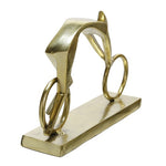 Sagebrook Metal 9``H Racing Man, Gold
