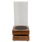 Sagebrook Home Wood/Glass 15