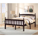 Better Home Products 616859964228 Paloma Solid Wood Pine Full Bed With Headboard In Tobacco