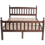 Better Home Products 616859964228 Paloma Solid Wood Pine Full Bed With Headboard In Tobacco